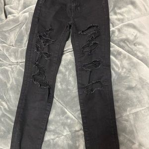 Black American eagle jeans